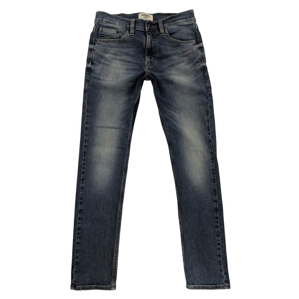 Denizen Levi's 208 Jeans Men's 28 x 30 Blue Denim Regular Taper Classic Straight - Picture 2 of 9